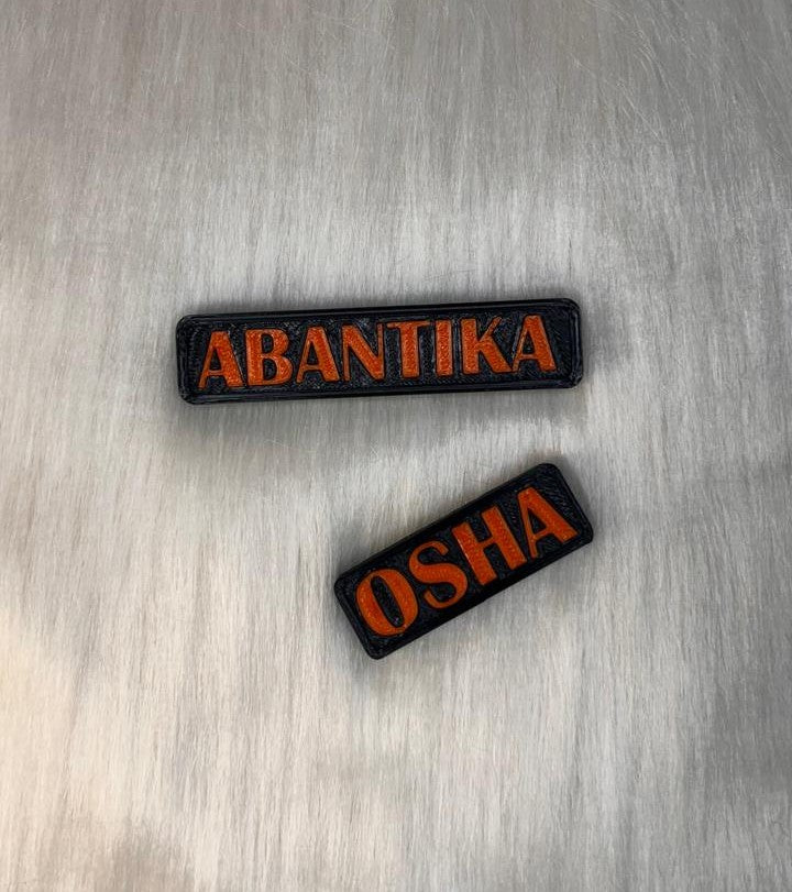 Custom 3D Printed Name Board or Fridge Magnet – 15mm Letters – Personalized Gift or Décor
