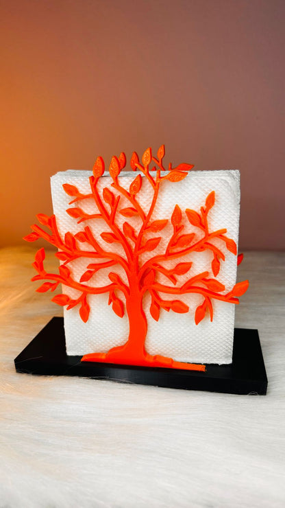 Elegant Tree-Themed Napkin Holder – PLA, Universal Size