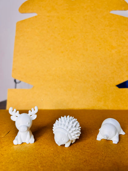Kids DIY 3D Animal Painting Kit – Create, Color & Play