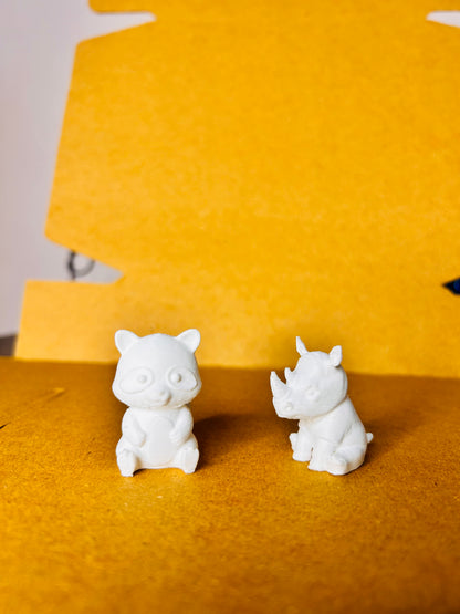 Kids DIY 3D Animal Painting Kit – Create, Color & Play